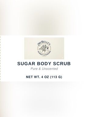 Sugar Body Scrub - Fully Customizable Scents